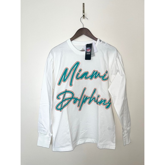 GAMEDAY COUTURE Miami Dolphins NWT Long Sleeve Oversized Shirt NFL | SMALL - Picture 2 of 15